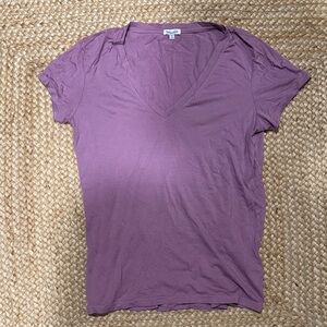 Splendid Purple V-Neck Women's Top